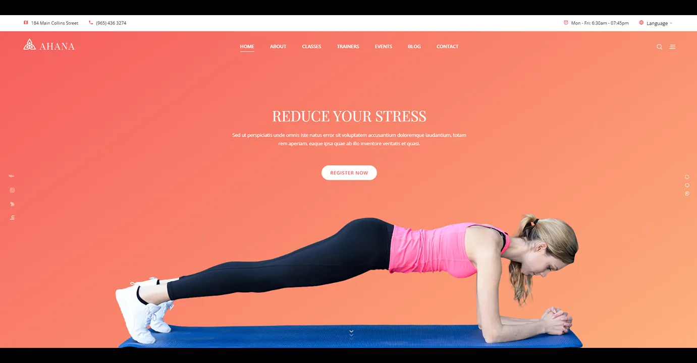 Gym Template (Pink)