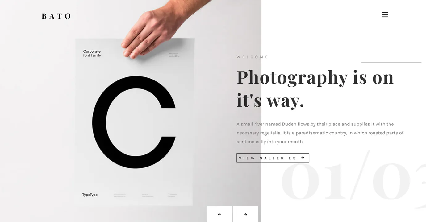 Photography Template (Minimalistic)