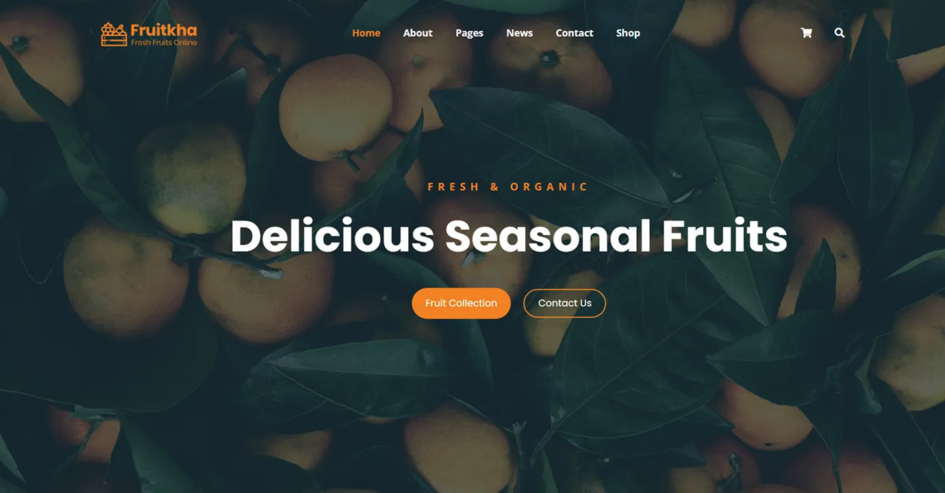 E-commerce Template (Food 2)