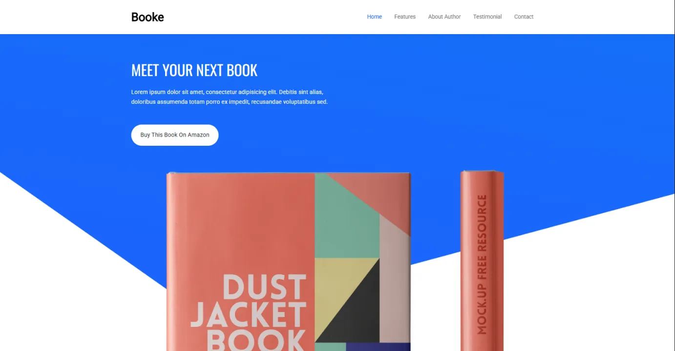 E-book Landing Page (Blue)