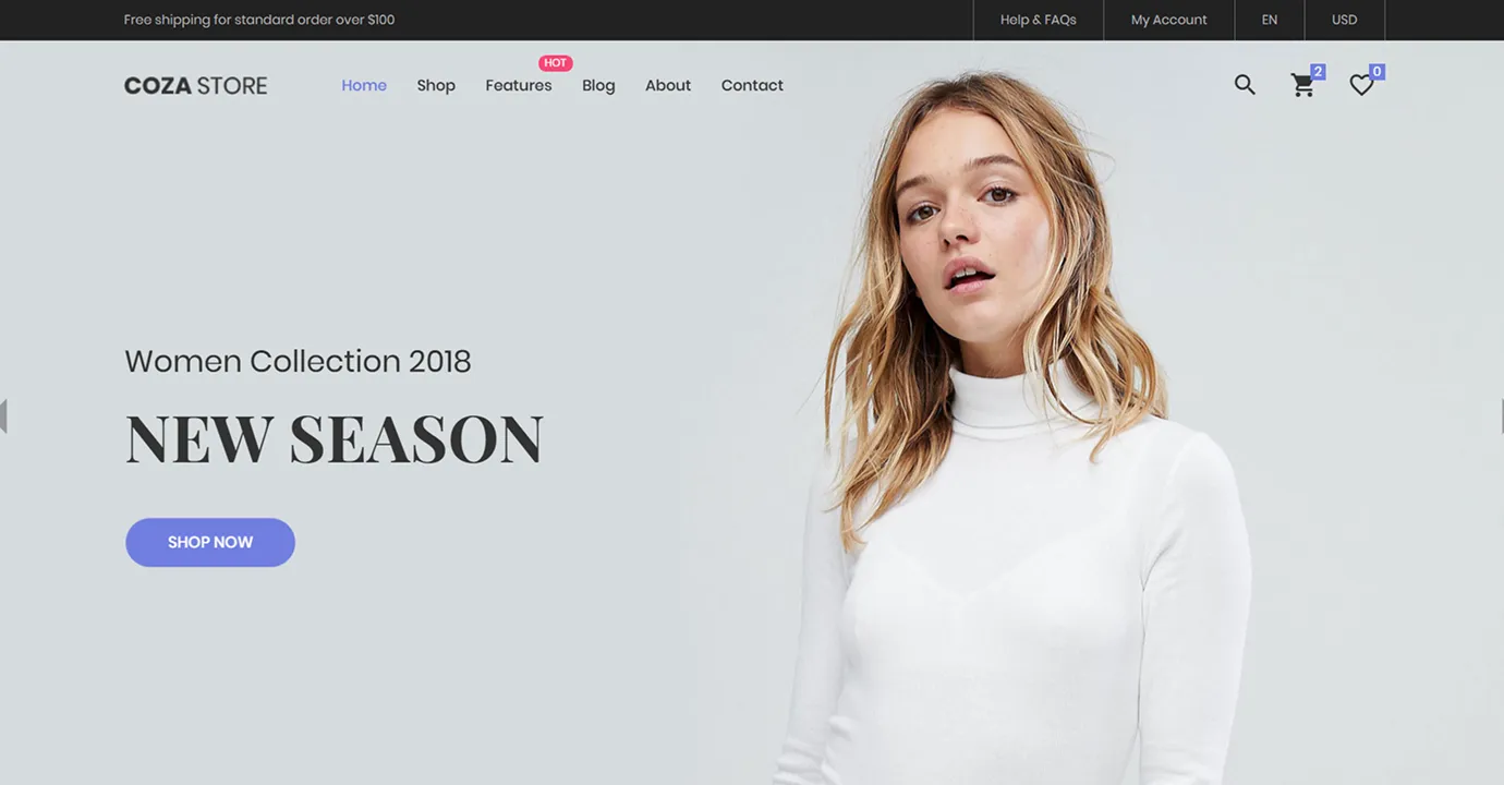E-commerce Template (Fashion 4)