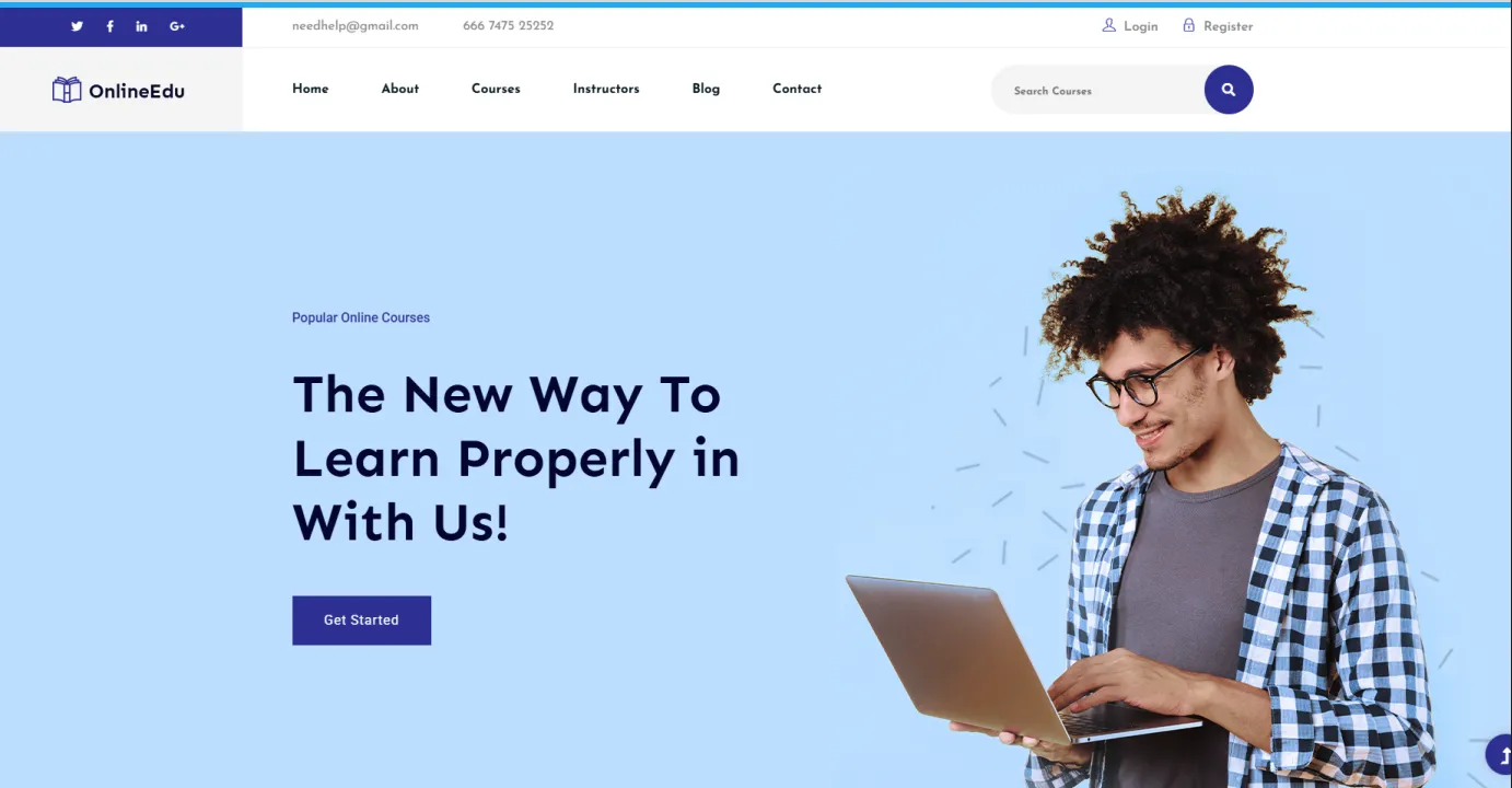 Education Platform Website