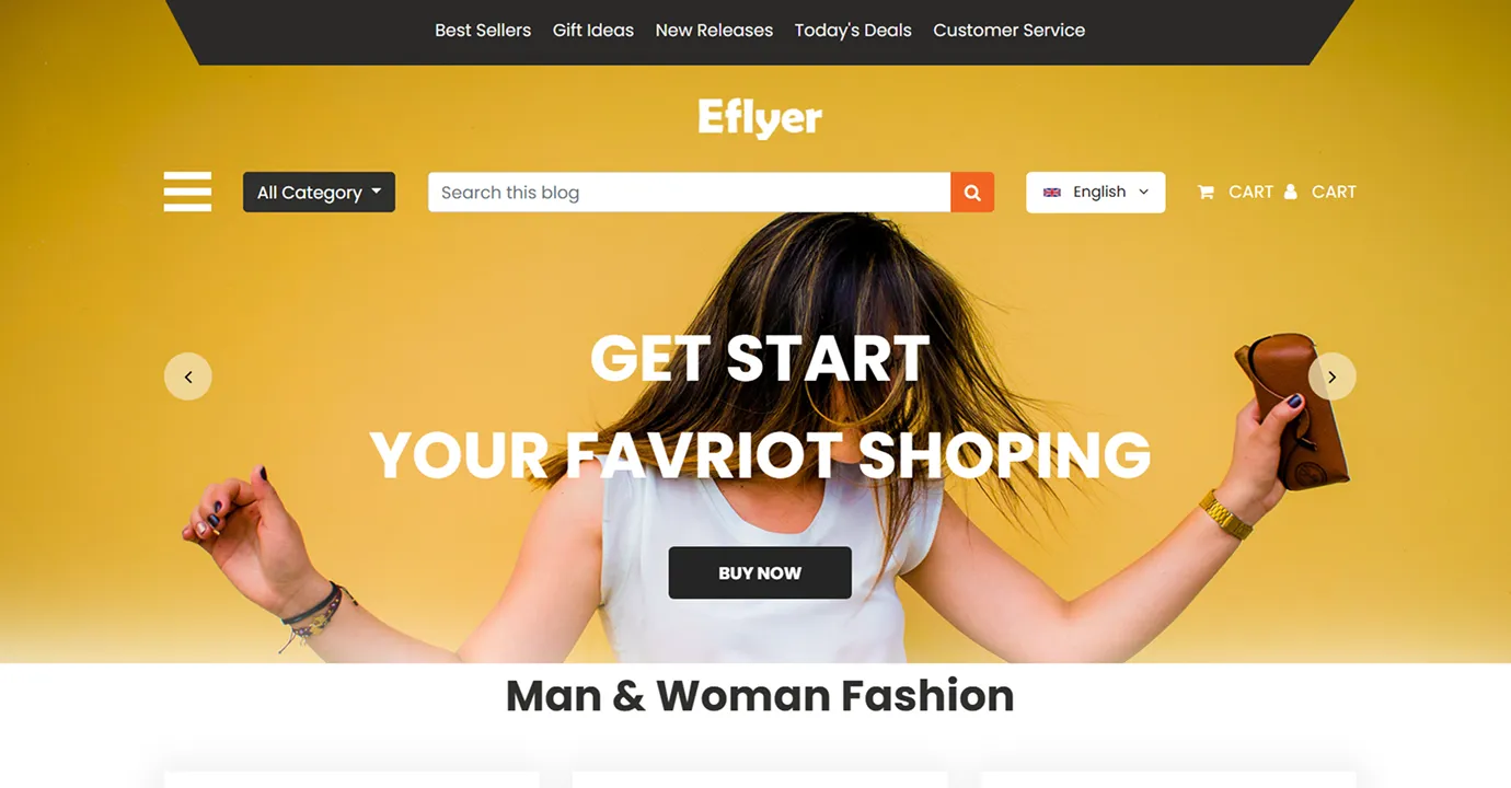 E-commerce Template (Fashion 5)