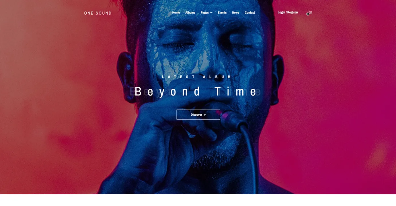 Music Template (Red)
