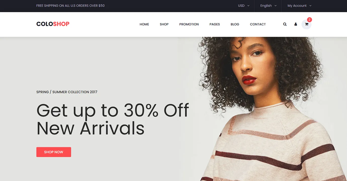 E-commerce Template (Fashion 3)