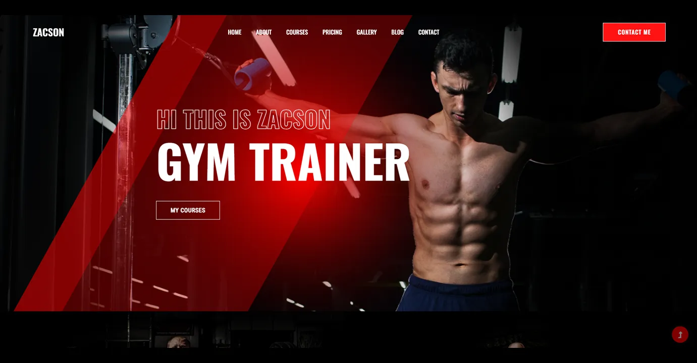 Gym Template (Red)