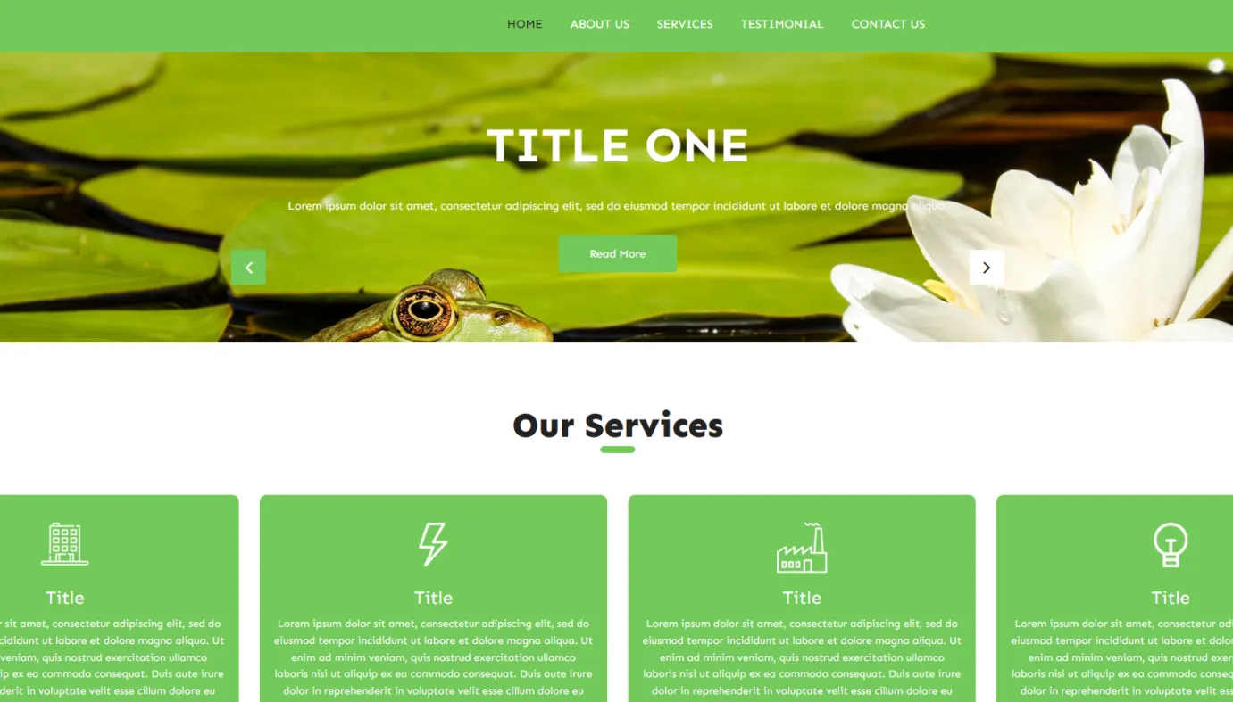 Moving Slides Template (Green)