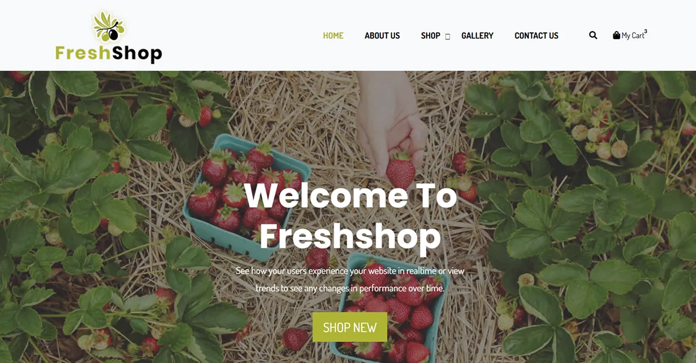 E-commerce Template (Food)