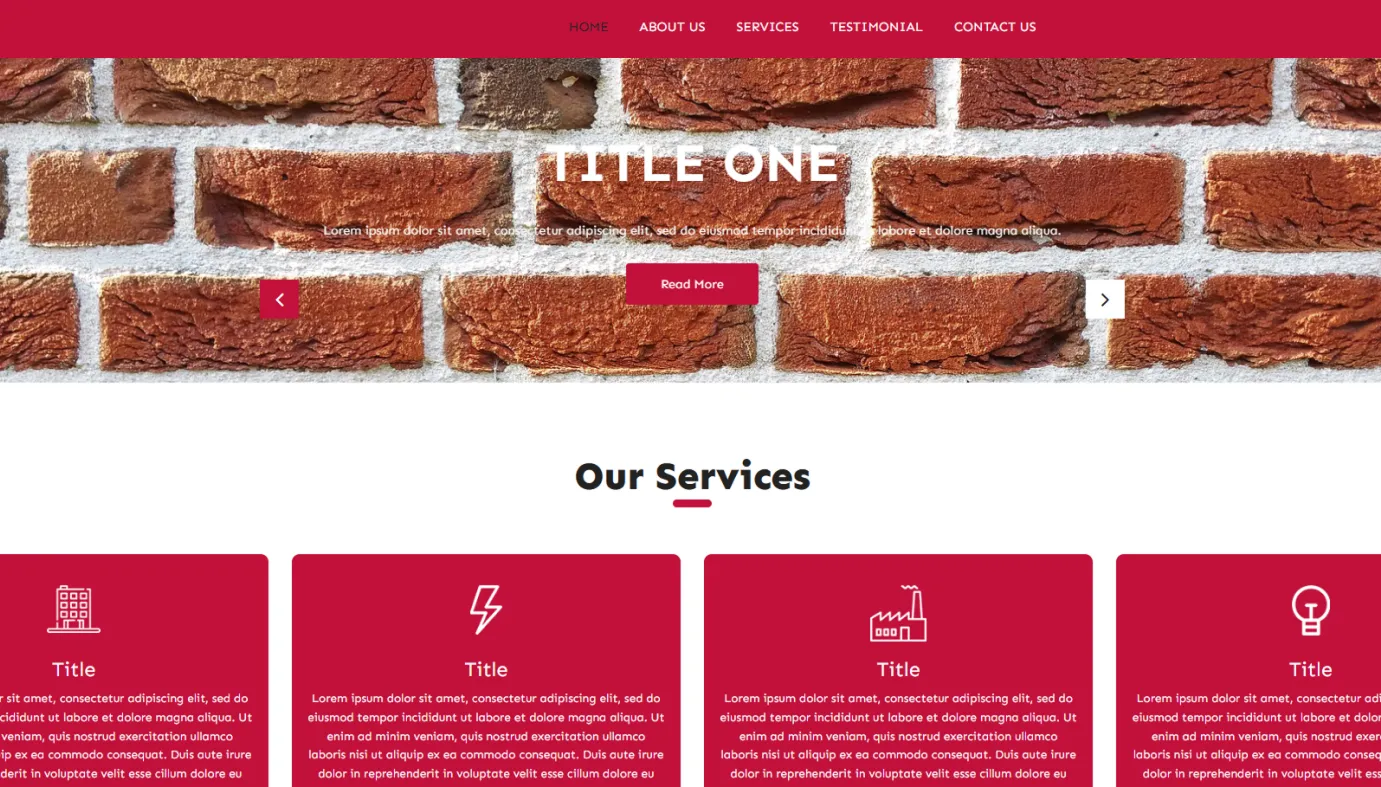 Moving Slides Template (Red)