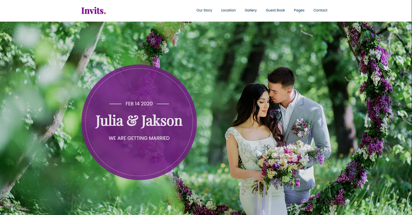Wedding Template (Purple)
