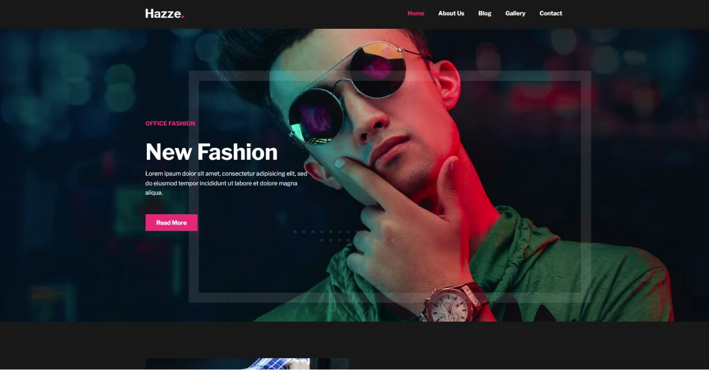Fasion Website Template