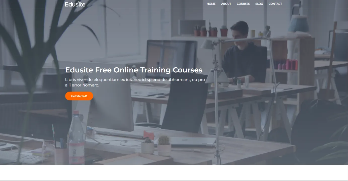 Online Courses Template