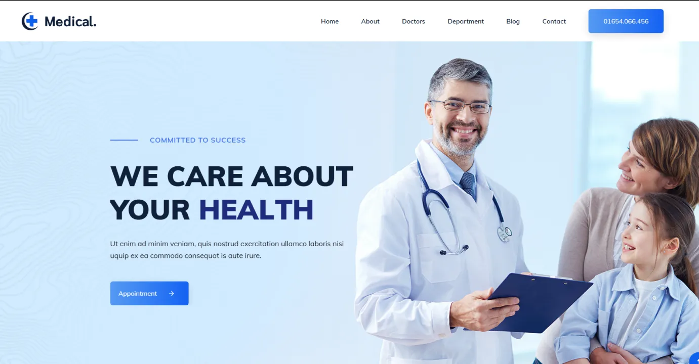 Health Services Website Template