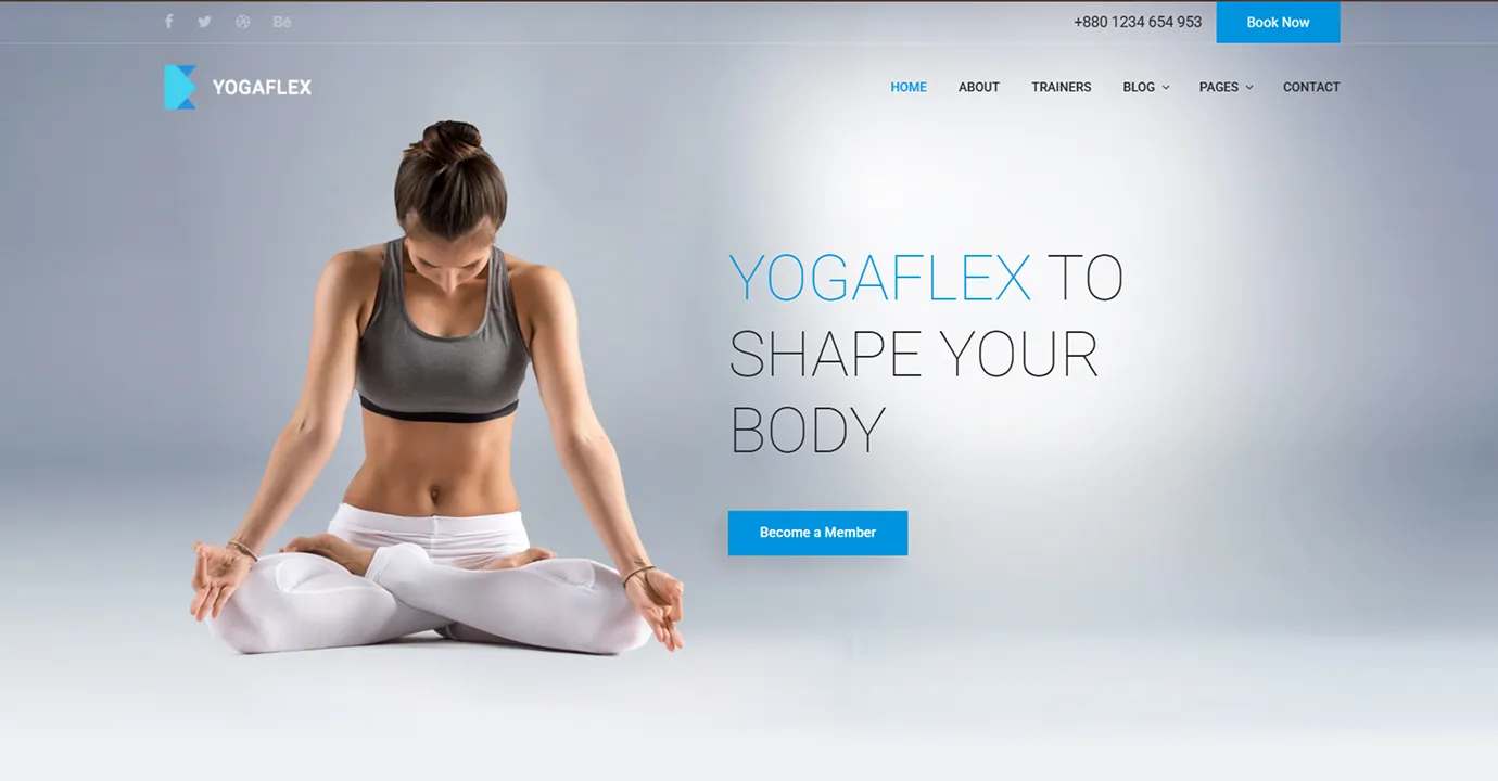 Yoga Template (Gray)